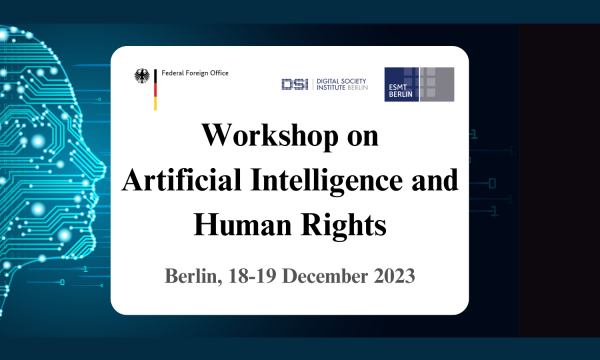 Workshop on Artificial Intelligence and Human Rights