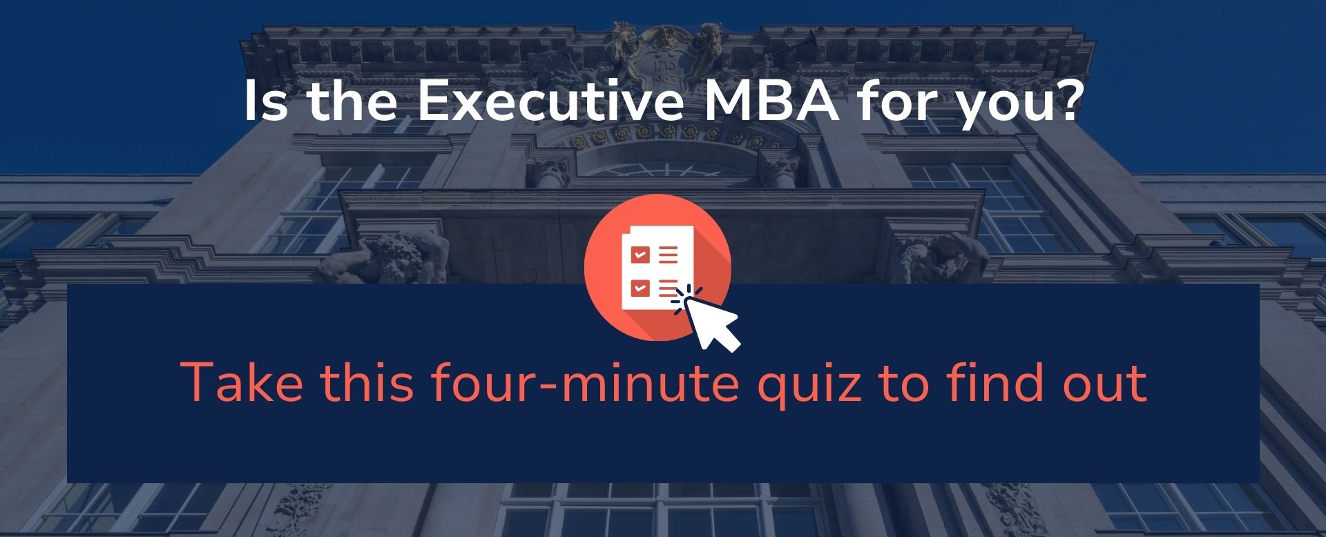 MBA quiz button banner
