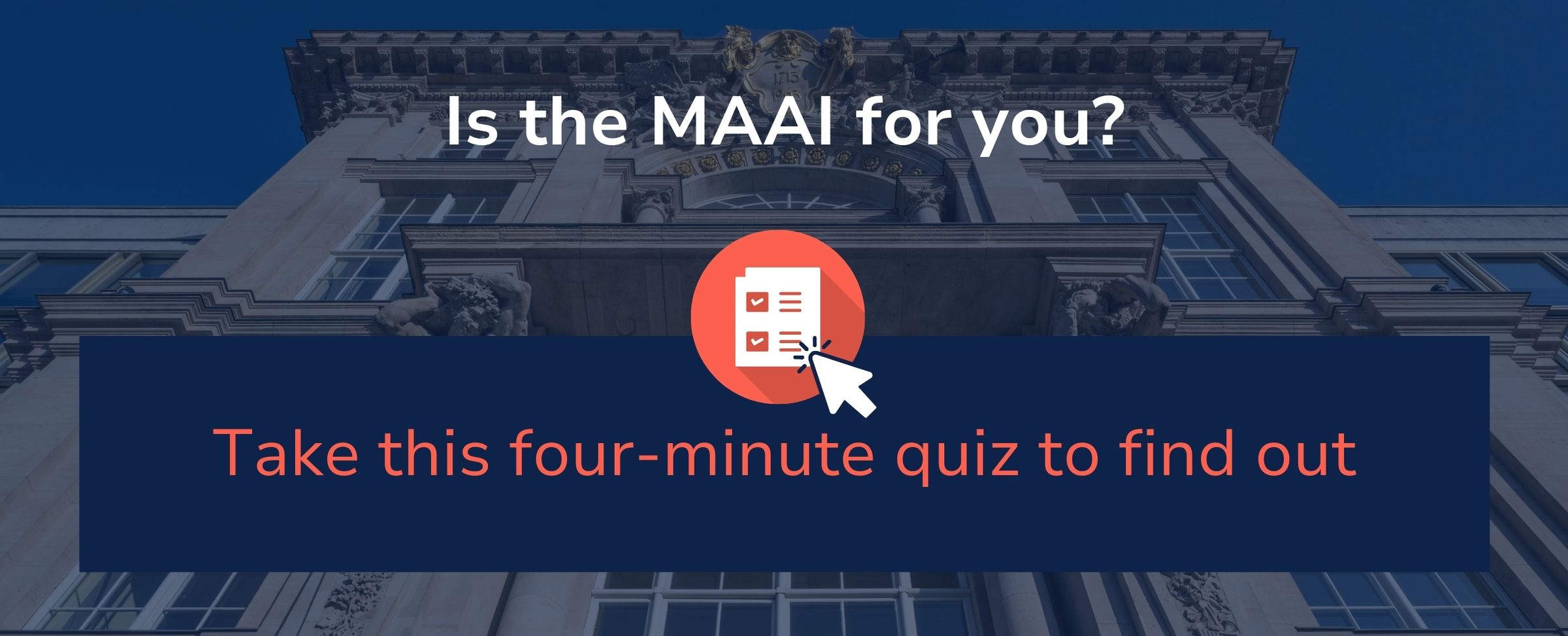 Is the MAAI for you? Take this quiz to find out. Image link