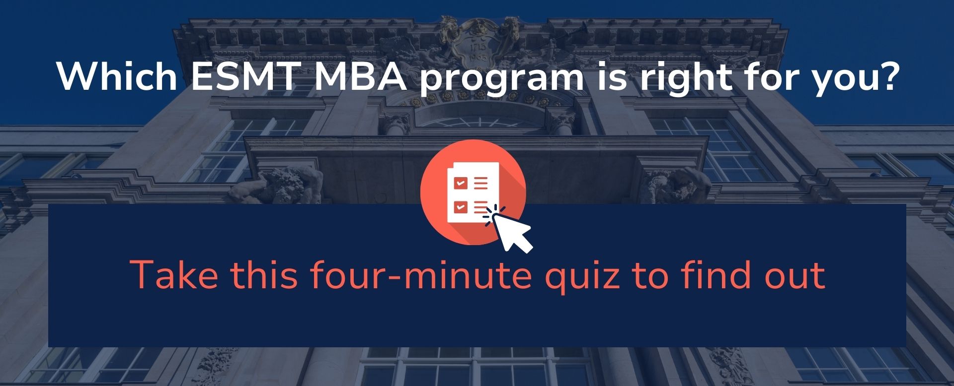 MBA quiz banner button