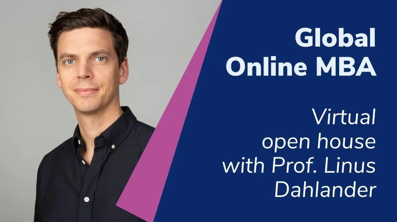 Global Online MBA Webinar with Linus