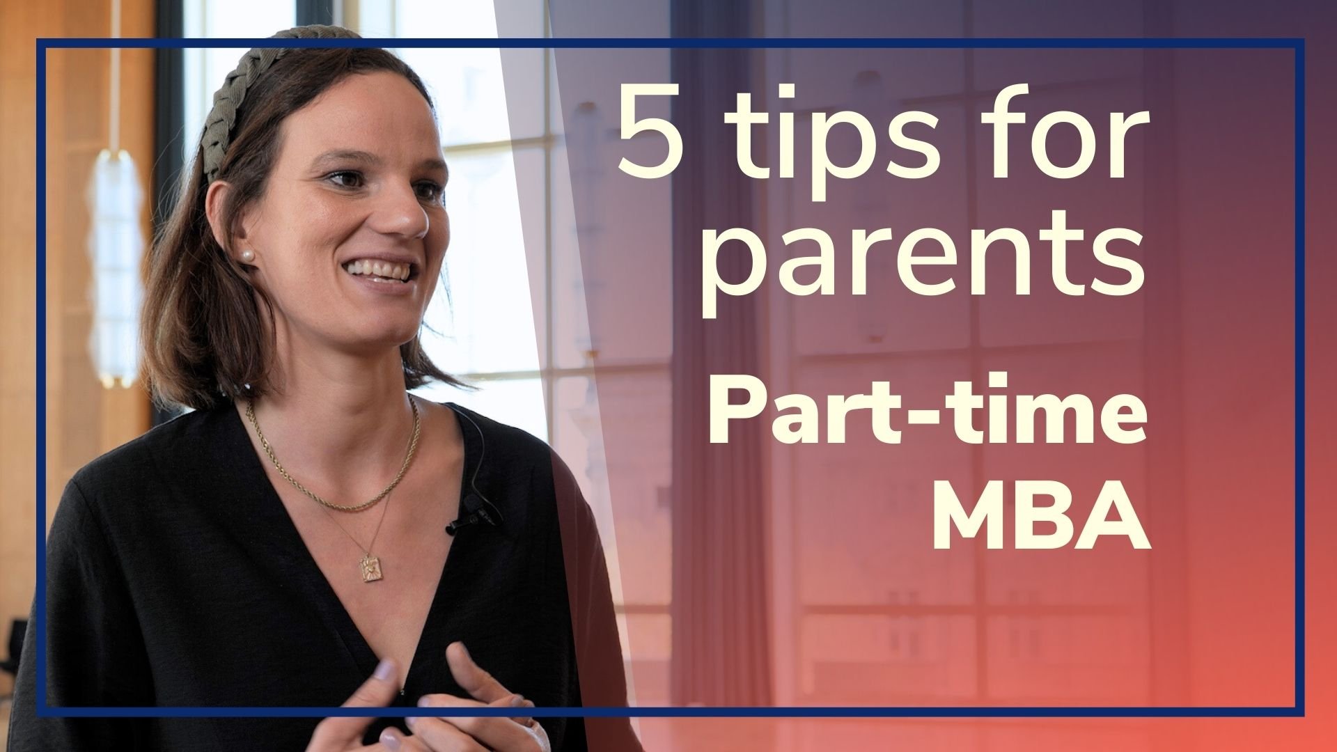 PTMBA - 5 tips for parents - Video cover