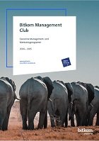Cover page of the Bitkom Management Club brochure