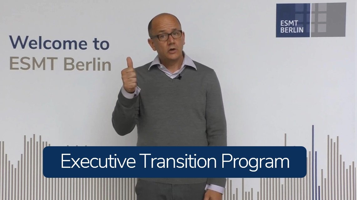 The Executive Transition Program - Are you ready for the next level of leadership?