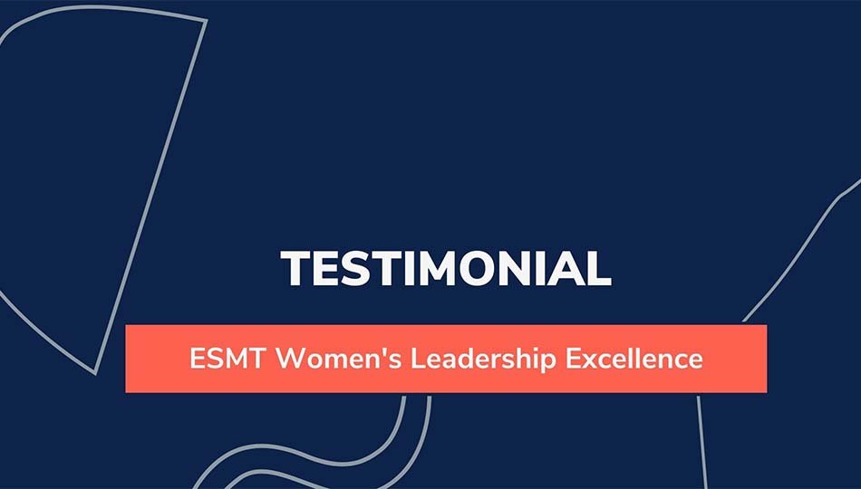 Thumnail video testimonial Women's Leadership Excellence