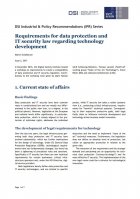 Requirements for data protection and IT security law regarding technology development