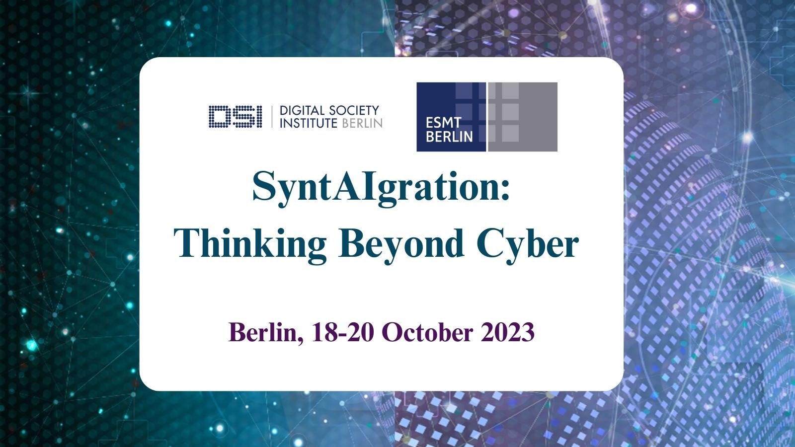 SyntAIgration: Thinking Beyond Cyber