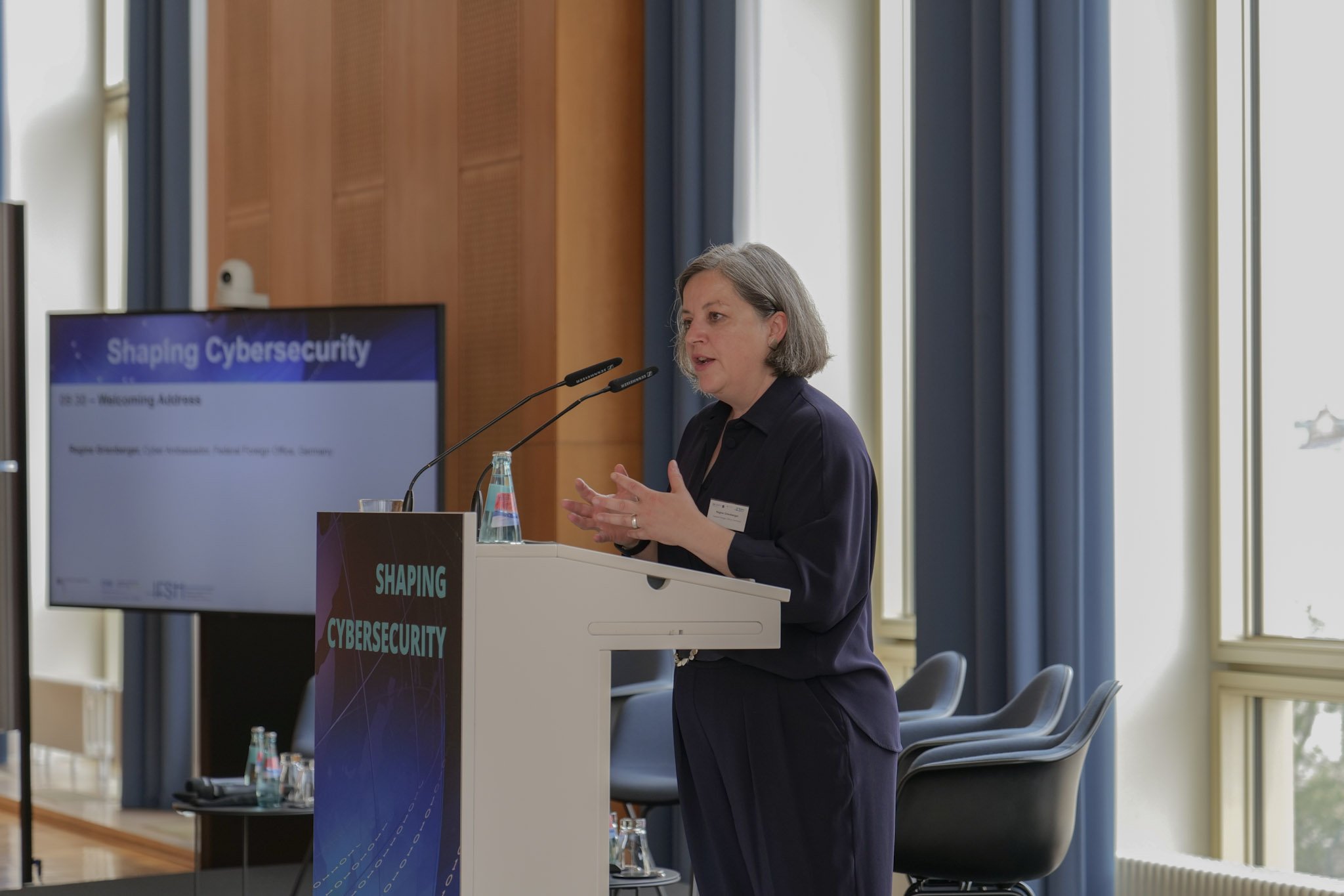 Welcoming address by the German Cyber Ambassador Dr. Regine Grienberger