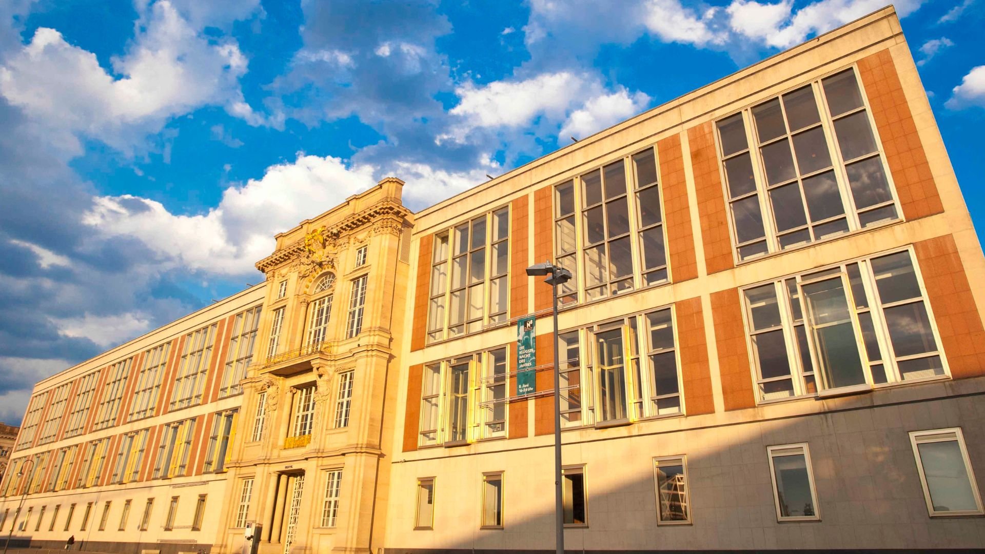 This is a photo of the front exterior of ESMT Berlin.