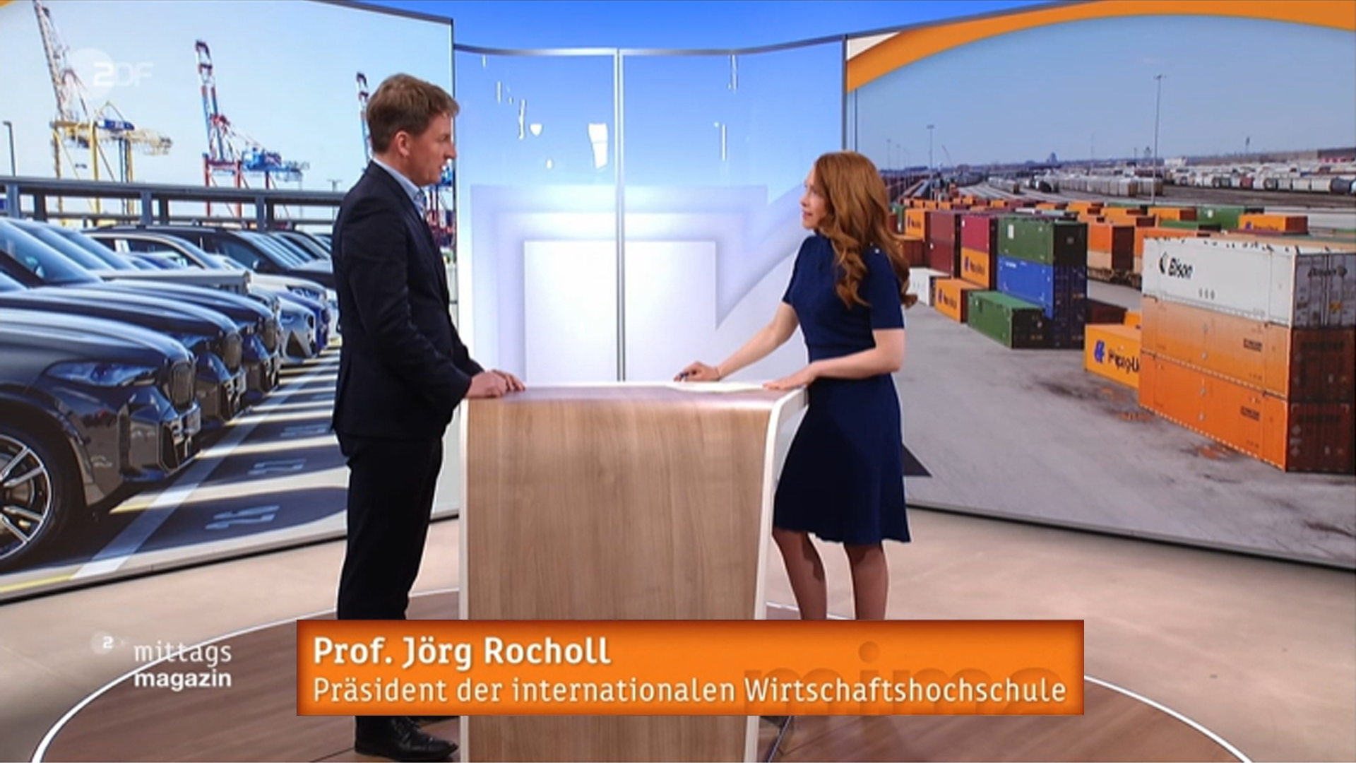 Jörg Rocholl beim ZDF Mittagsmagazin