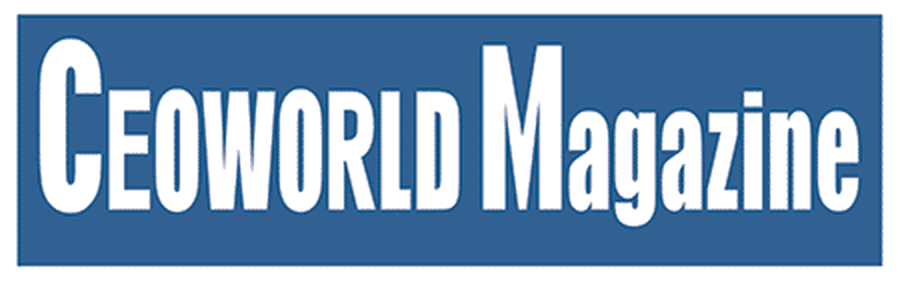 This is the Ceoworld Magazine logo.