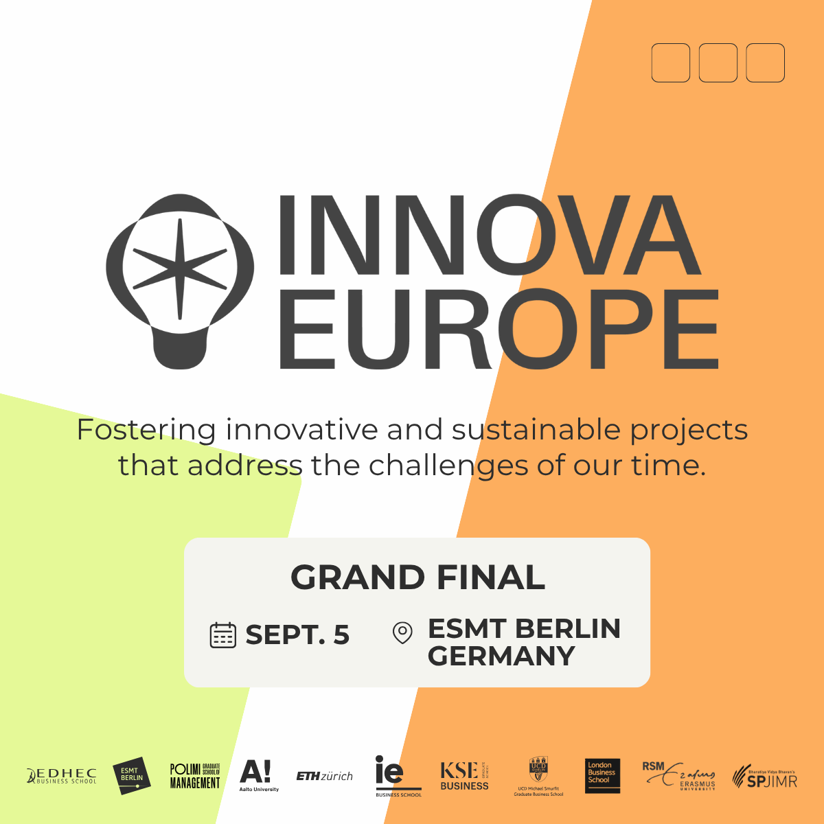 INNOVA Europe 2025: Ideas that travel further | ESMT Knowledge