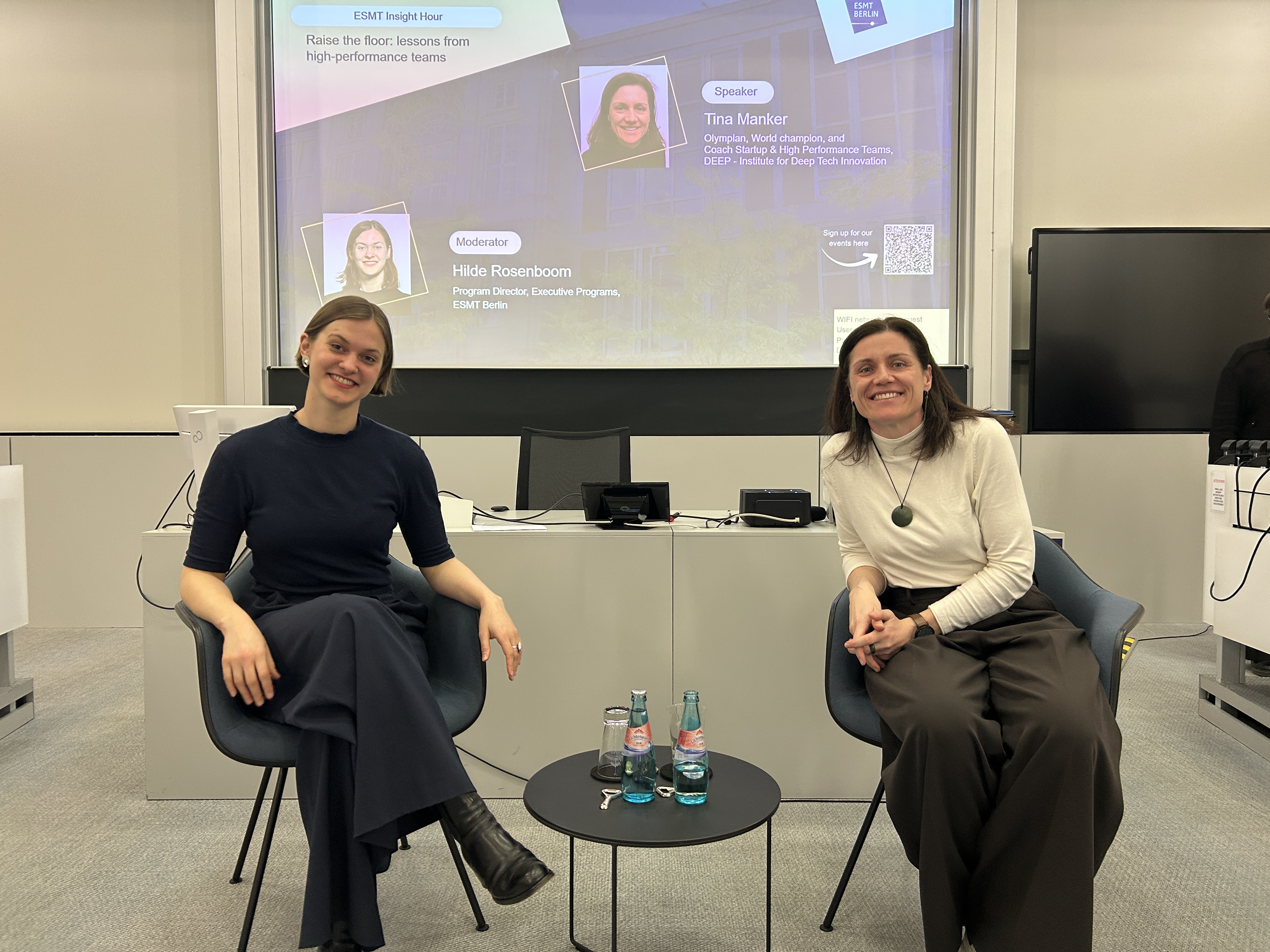 Hilde Rosenbloom and Tina Manker
