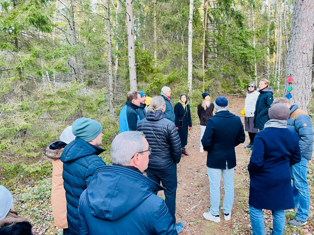 Participants in the ETP in an outdoor activity