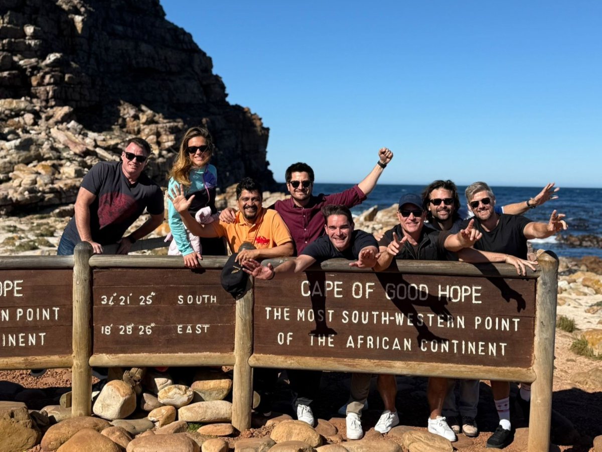ESMT EMBA class at Cape of Good Hope, South Africa