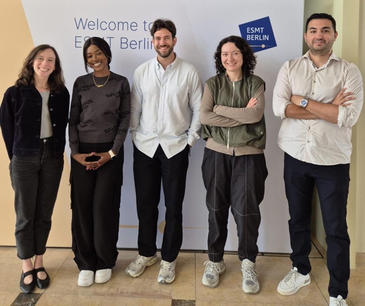 FTMBA student team with Nespresso's Sustainability Manager