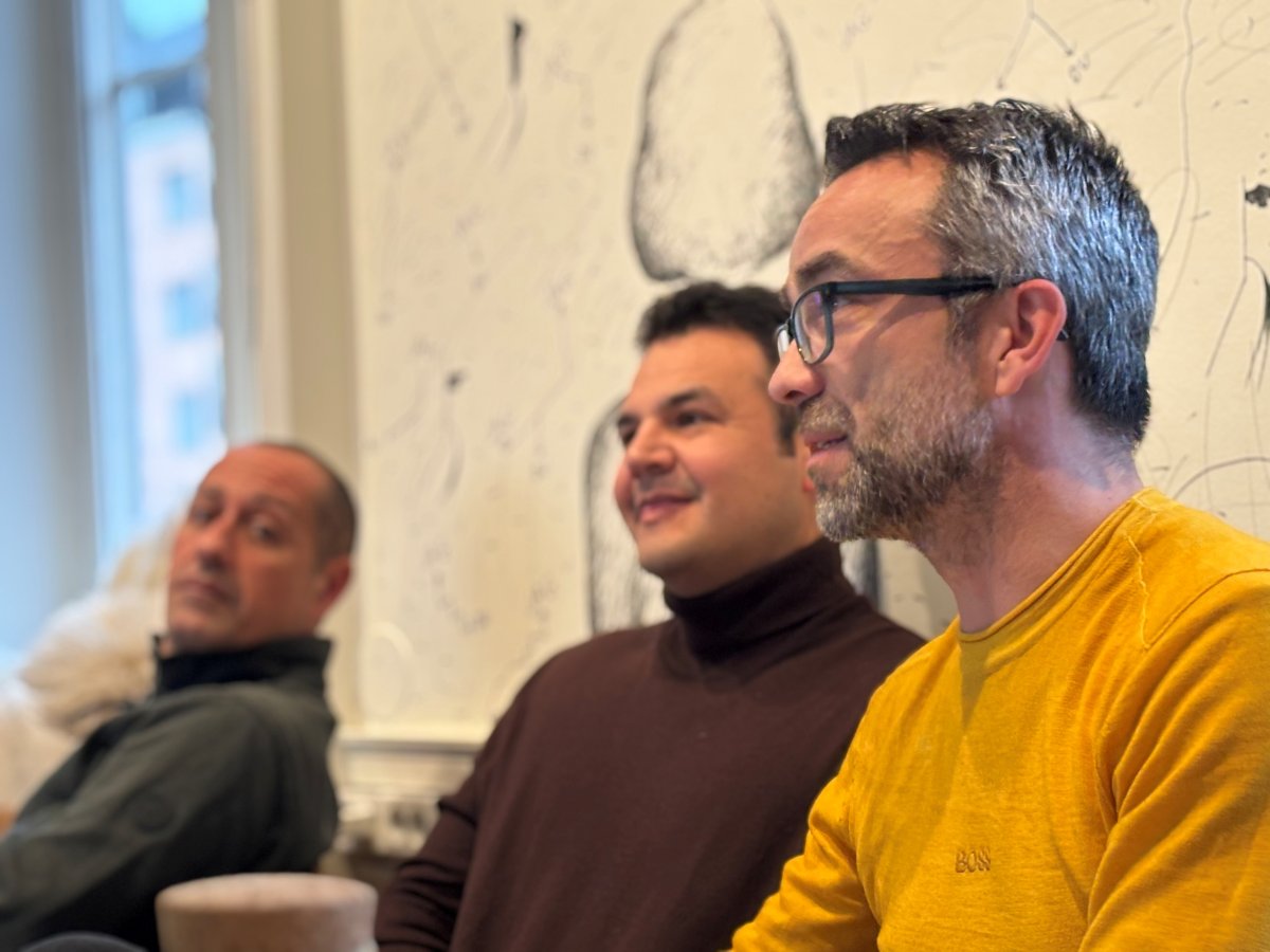 Executive Transition Program participant Daniel Froelich in a session