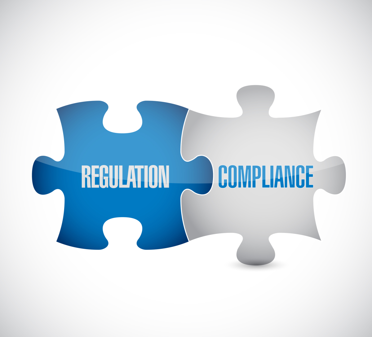 Regulation and compliance puzzle pieces