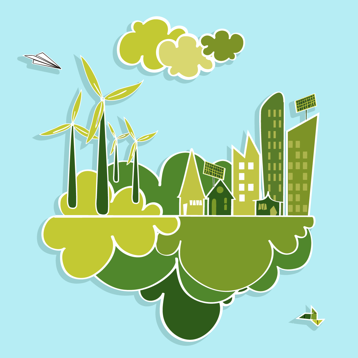 Green city renewable resources