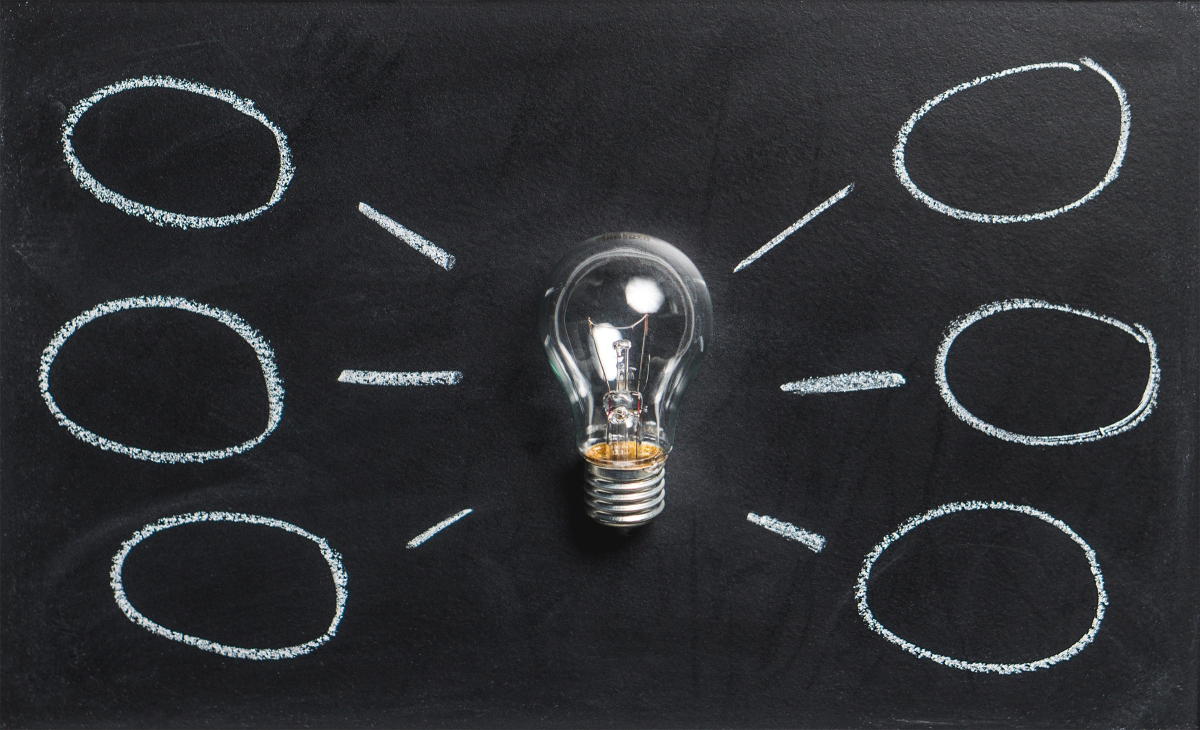 Lightbulb representing ideas