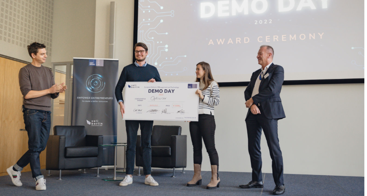 Demo Day 2022 at ESMT Berlin: Optiwiser A.I. Solutions wins ...