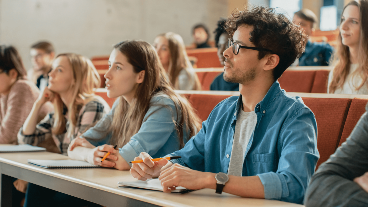 Students sitting in lecture