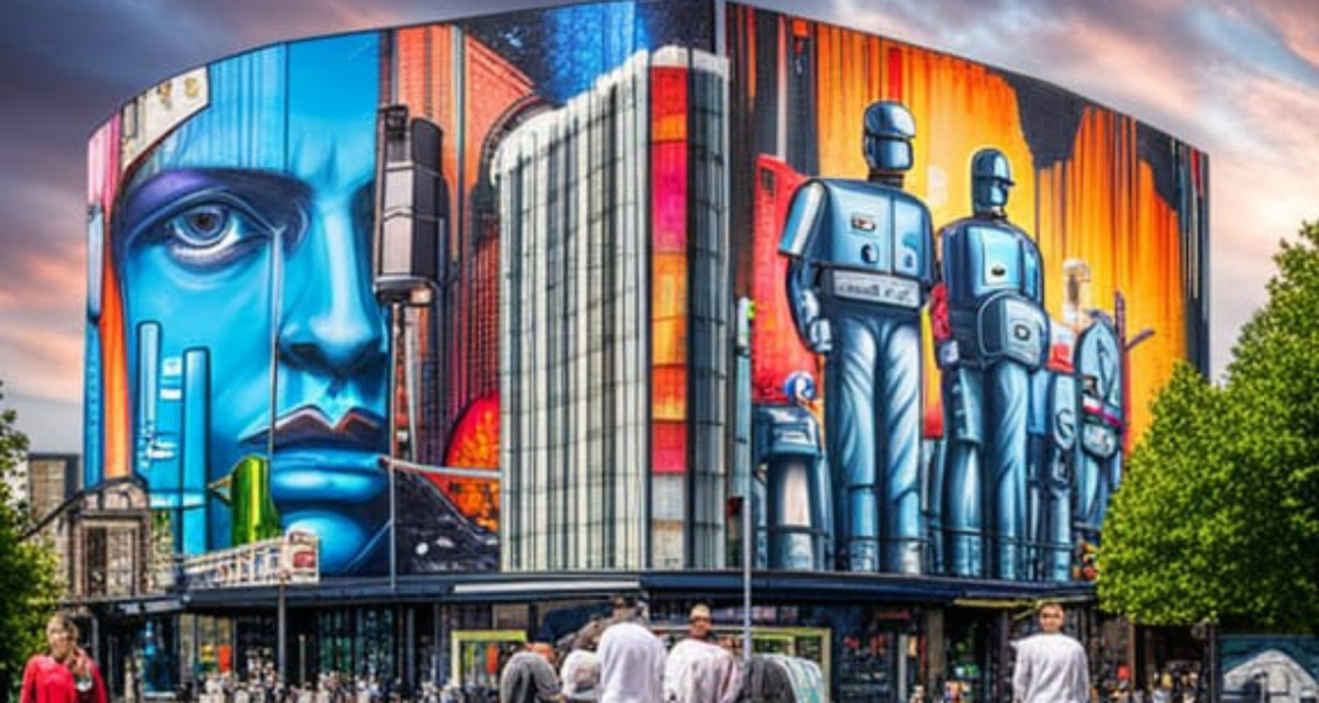 AI generated image of Alexanderplatz, Berlin