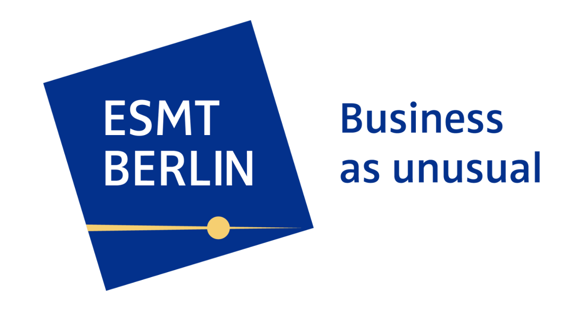 ESMT brand design saying business as unusual