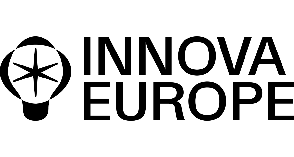 Innova Europe logo black on white background