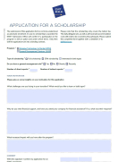 This is the cover of the Women's Scholarships Application Form