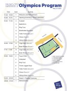 Olympics Program