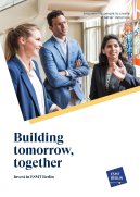 Invest in ESMT Students on stairs
