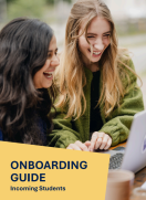 Onboarding Guide Two female students 