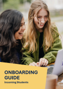 Onboarding Guide Two female students 