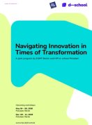 Brochure cover Navigating Innovation in Times of Transformation