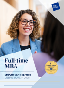 Full-time MBA Employment Report cover