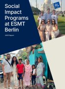 Cover of the ESMT Social Impact Report 2025