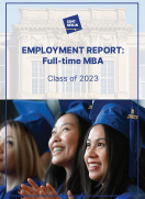 MBA employment report 2023