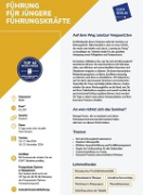 brochure cover Führung für jüngere Führungskräfte