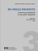 Publication cover No-Frills Products grey background