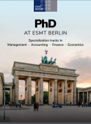 PhD brochure cover with image of Brandenburg Gate 