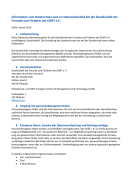 Image displaying the text from page one of the data privacy document for members of freneds of ESMT 