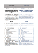 First page of ESMT Berlin code of conduct PDF
