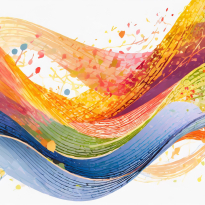 abstract of storytelling wavelength 
