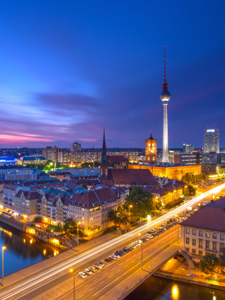 Berlin by night