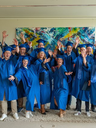 Group photo of the Bitkom Management Club participants