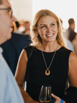 ESMT alumna during the alumni reunion