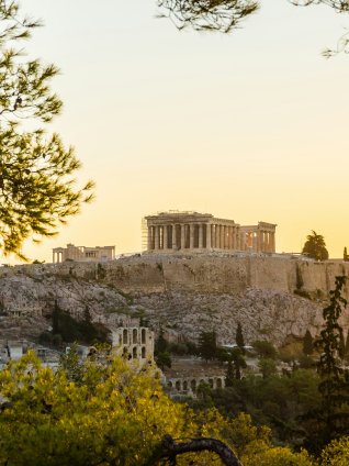 Image of the Acropolis in Athens, Greece