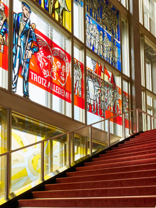 ESMT campus main stairs