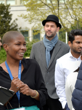 ESMT students on campus